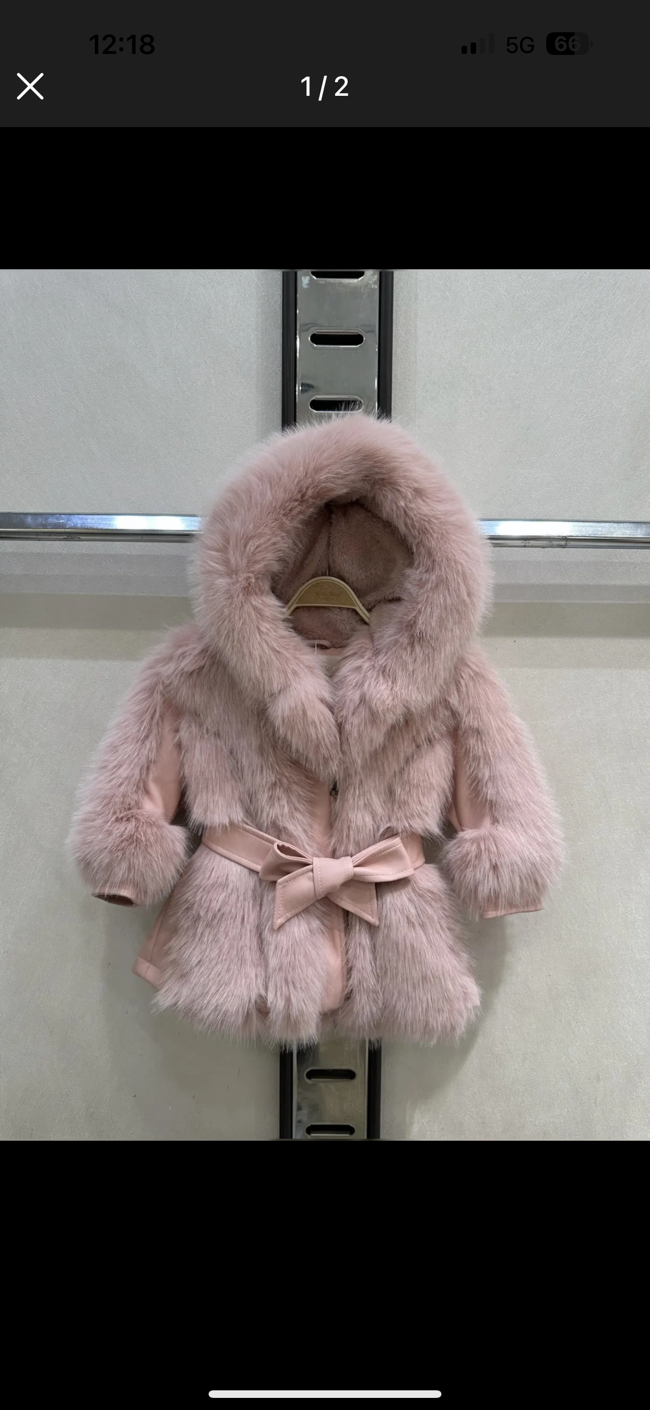 Pelliccia bimba 1/5 anni