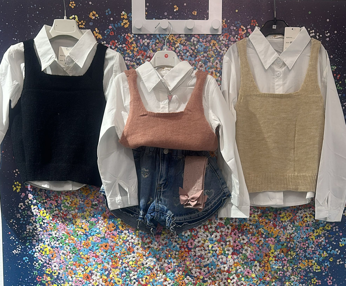 Short cuoricino glitter